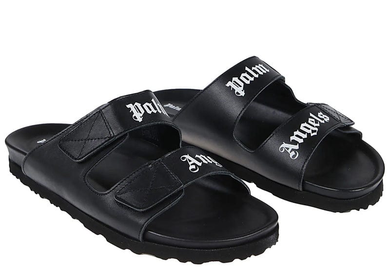 Palm Angels Sneakers Palm Angels logo-print touch-strap slides