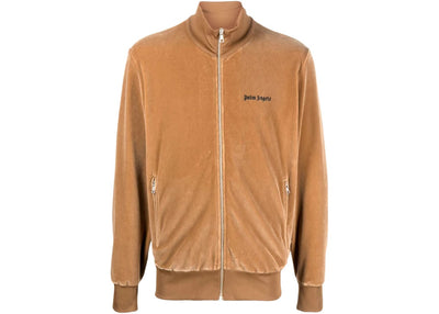 Palm Angels streetwear Palm Angels Logo-Print Track Jacket Sand Beige