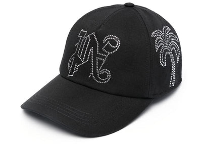 Palm Angels Accessories Palm Angels Milano Studded Baseball Cap