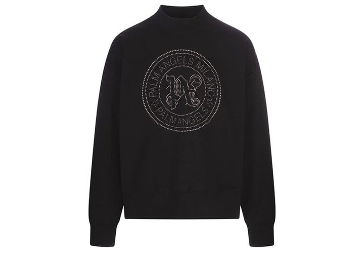 Palm angels logo crewneck best sale