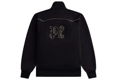 Palm Angels Streetwear Palm Angels Monogram Stud Track Jacket Black/Silver