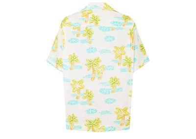 Palm Angels Streetwear Palm Angels Neon Bowling Shirt Off White Multi