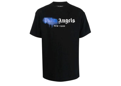 Palm Angels streetwear Palm Angels New York Sprayed Logo T-shirt Black