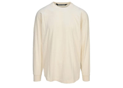 Palm Angels Streetwear Palm Angels Oversized Gd Classic Long-sleeve Tee White Neutrals