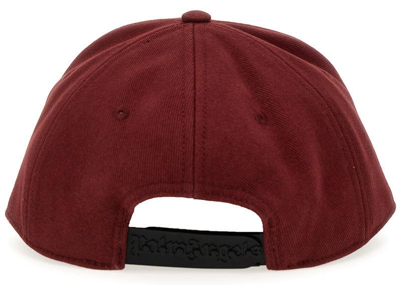 Palm Angels Accessories Palm Angels Pa Monogram Baseball Cap Rouge Brun