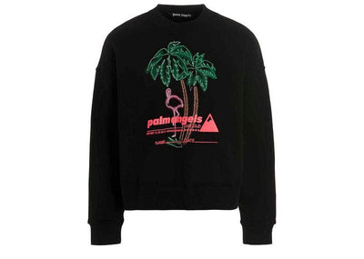 Palm Angels streetwear Palm Angels PA Ski Club Oversize Crew Sweat Black/Multi