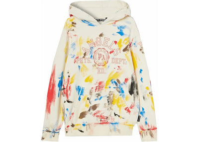 Palm Angels streetwear Palm Angels Painted College Hoodie Off White/Red