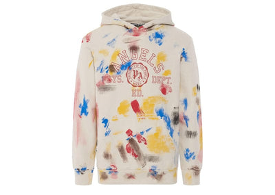 Palm Angels streetwear Palm Angels Painted College Hoodie Off White/Red