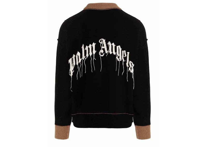 Palm Angels Palm Bear Wool Knit Sweater Black/Brown – Court Order