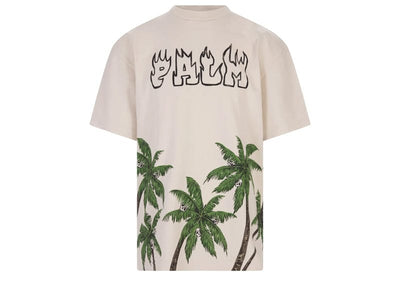 Palm Angels streetwear Palm Angels Palms&Skull Vintage T-Shirt White/Green
