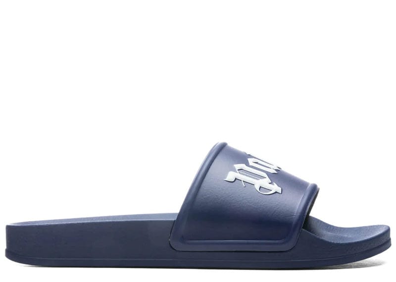Palm Angels Sneakers Palm Angels Pool Slides Dark Blue White SS23