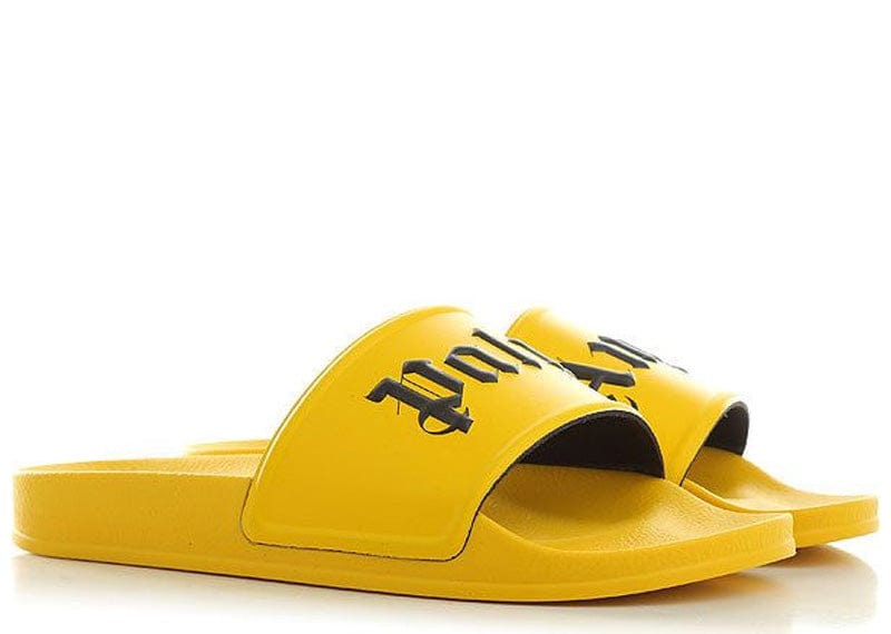 Palm Angels Sneakers Palm Angels Pool Slides Yellow Black