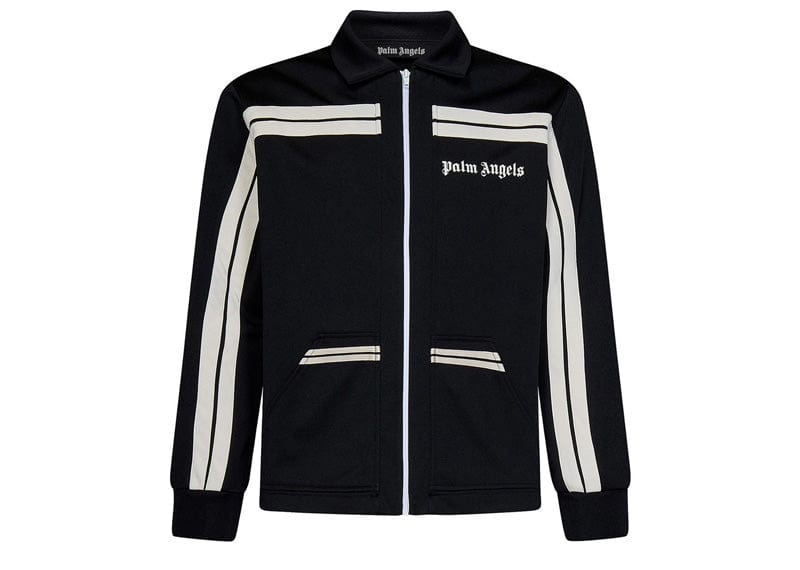 Palm Angels streetwear Palm Angels Shirt Collar Track Jacket Black/Off White