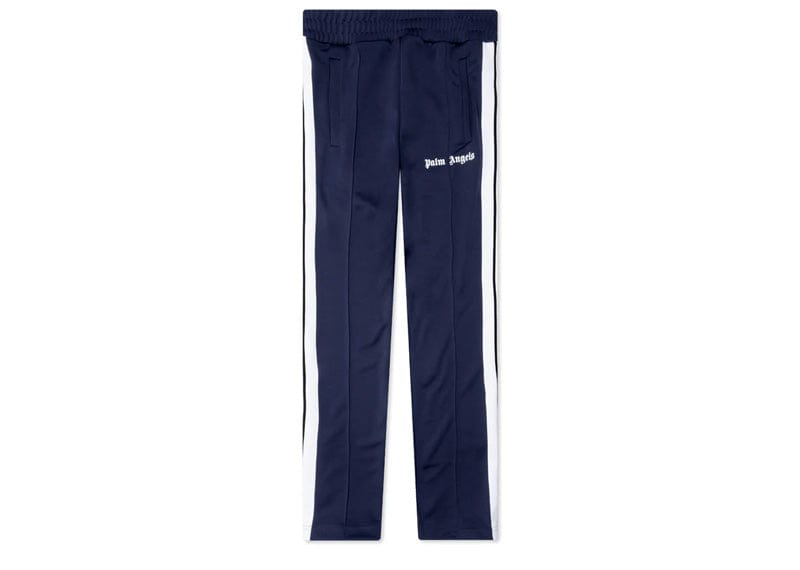 Palm Angels streetwear Palm Angels Side Stripe Track Pants Navy Blue/White SS22
