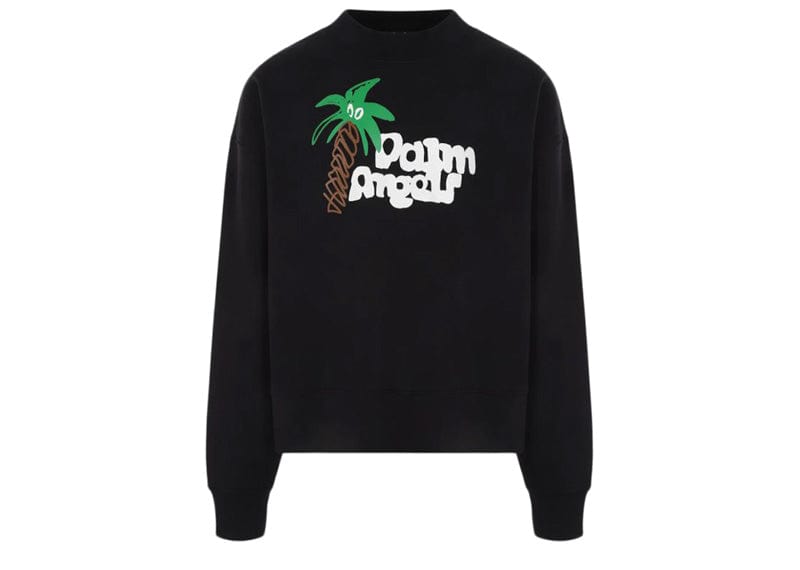 Palm Angels streetwear Palm Angels Sketchy Jersey Sweatshirt Black