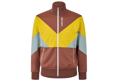 Palm Angels streetwear Palm Angels V Colorblock Jacket Brown/Yellow/Grey