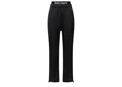 Palm Angels Streetwear Palm Angels Womens Afterlogo Trackpants Black White