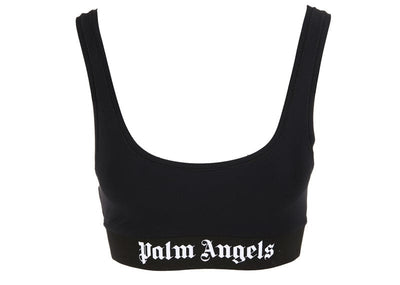Palm Angels streetwear Palm Angels Womens Logo Bra Black/White