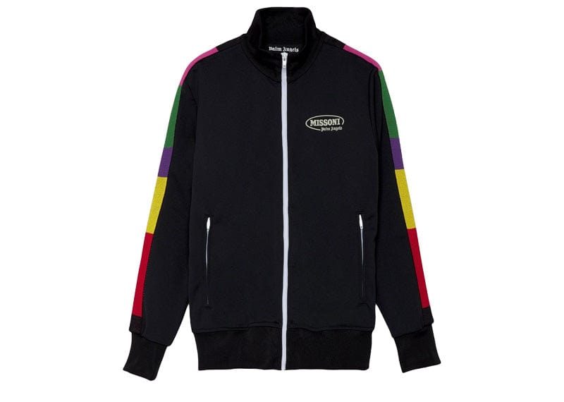 Palm Angels Streetwear Palm Angels x Missoni Track Jacket Black Multicolor