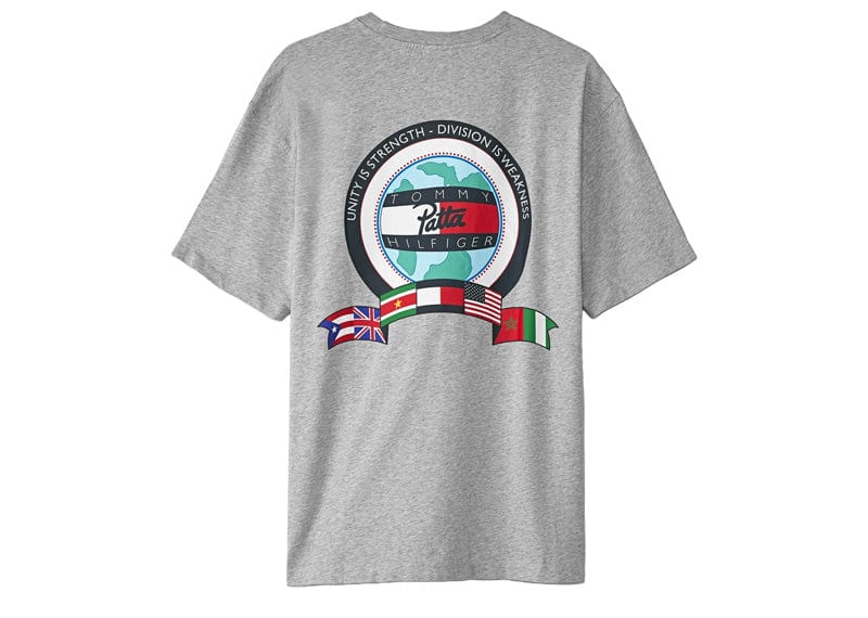 Patta x Tommy Hilfiger Unity T-shirt Grey Heather – Court Order