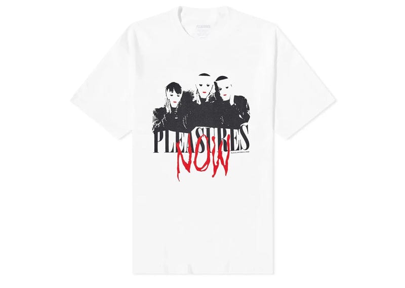 PLEASURES Streetwear Pleasures Masks Tee White