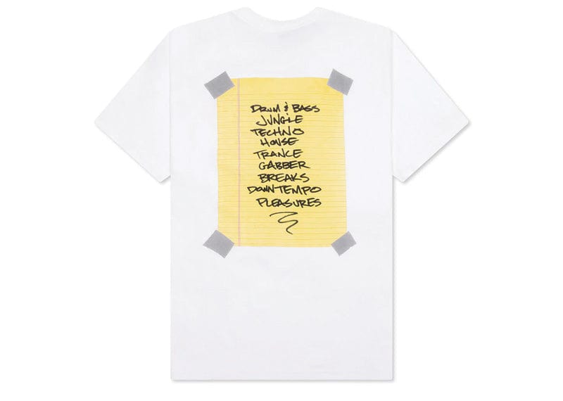 Pleasures Streetwear Pleasures P.L.U.R. Jam Tee White