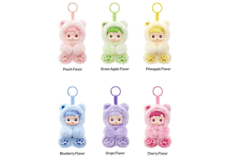Pop Mart Accessories Pop Mart HACIPUPU Gummy Bear Series Vinyl Plush Pendant Single Blind Box