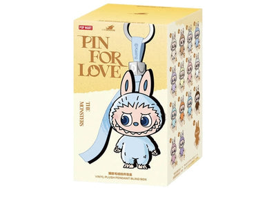 Pop Mart Accessories Pop Mart Labubu The Monsters Pin for Love Series Vinyl Plush Pendant (A-M) Single Blind Box