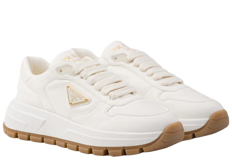 Prada Prax 01 Leather Sneakers Ivory Gum (Women's) – Court Order