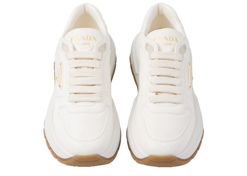 Prada Prax 01 Leather Sneakers Ivory Gum (Women's) – Court Order