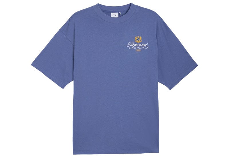 Puma x Represent Streetwear Puma x Represent Graphic Tee Blue Dusk