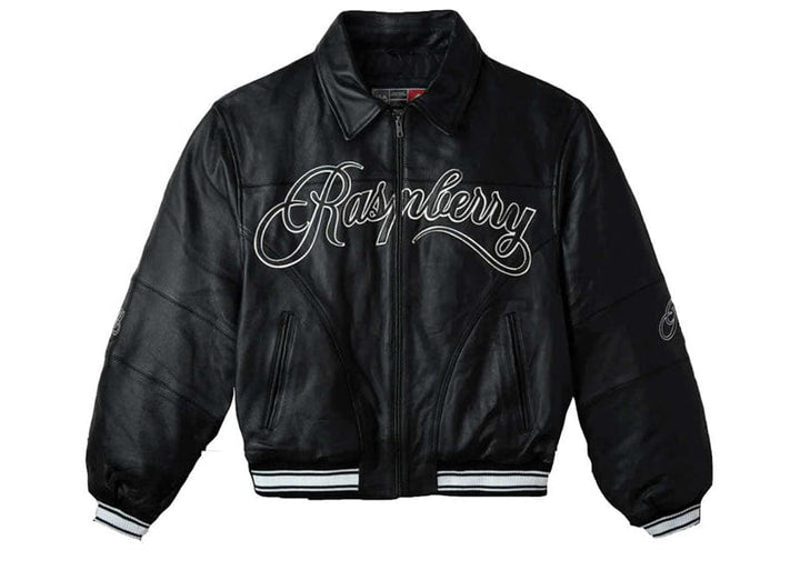 PERSON'S VARSITY ジャケット Raspberry Hills Leather Jacket Black – Court Order