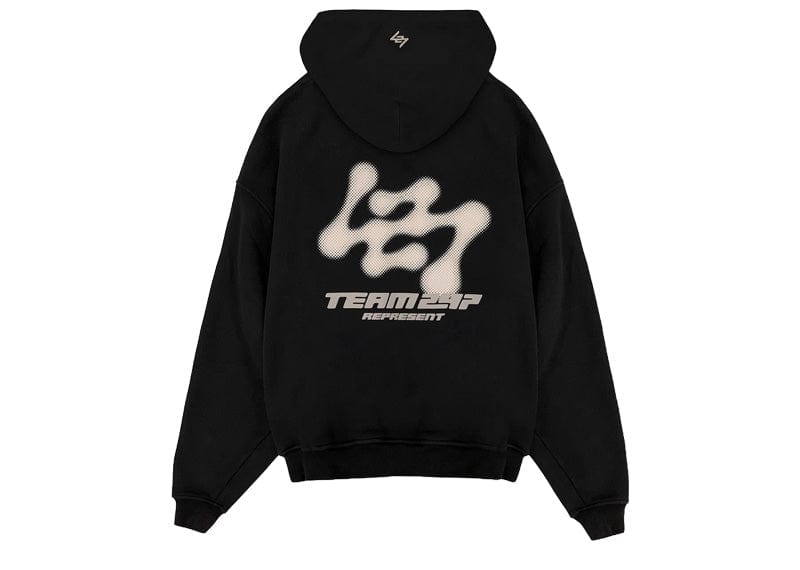 Represent Streetwear Represent 247 Future Terrains Oversized Hoodie Black