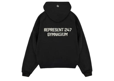 Represent Streetwear Represent 247 Gymnasium Oversized Hoodie Off Black