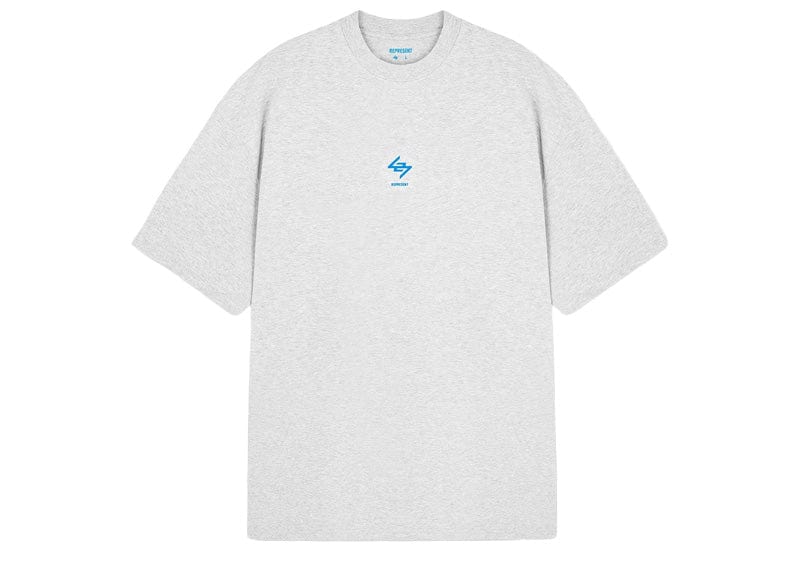 Represent Streetwear Represent 247 Oversized T-Shirt Ash Grey & Electric Blue
