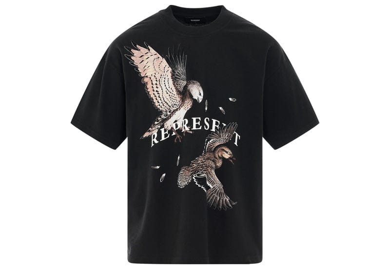 Represent Birds Of Prey T-Shirt Off Black – Court Order