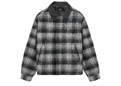 Represent Streetwear Represent Flannel Check Overshirt Jet Black