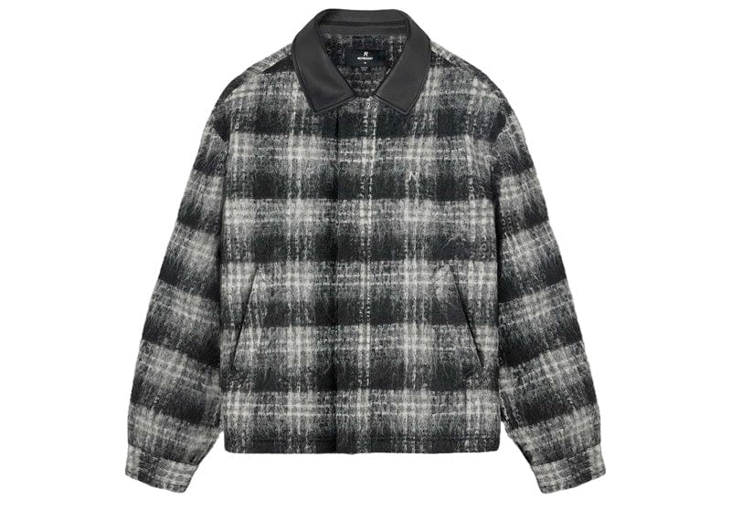 Represent Streetwear Represent Flannel Check Overshirt Jet Black