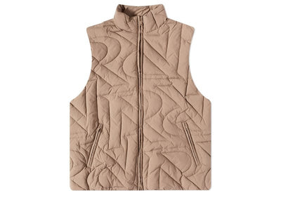 Represent Streetwear Represent Initial Quilted Gilet Mushroom