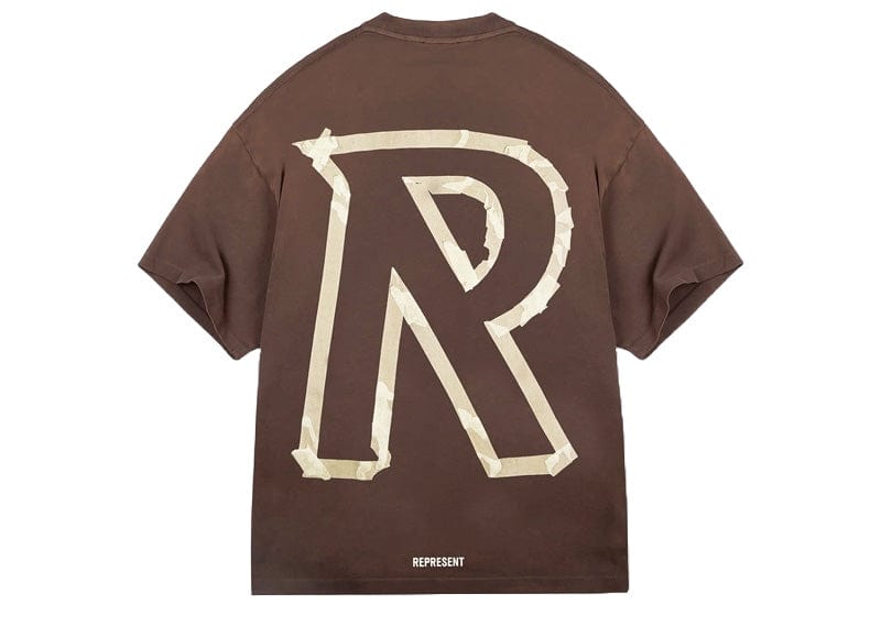 Represent Streetwear Represent Masking Tape Initial Tee Cedar