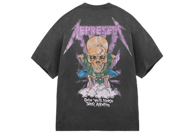 Represent Streetwear Represent Metallica Justice SS T Shirt Stained Black