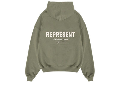 Represent streetwear Represent Owners Club Hoodie Olive