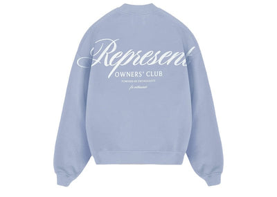 Represent Streetwear Represent Owners Club Script Crewneck Dusty Blue