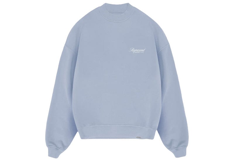 Represent Streetwear Represent Owners Club Script Crewneck Dusty Blue