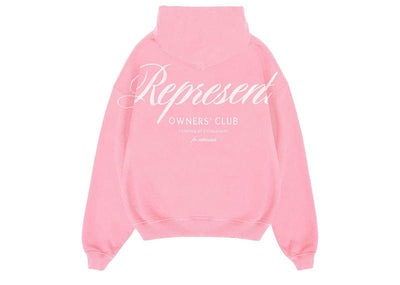 Represent Streetwear Represent Owners Club Script Hoodie Pink