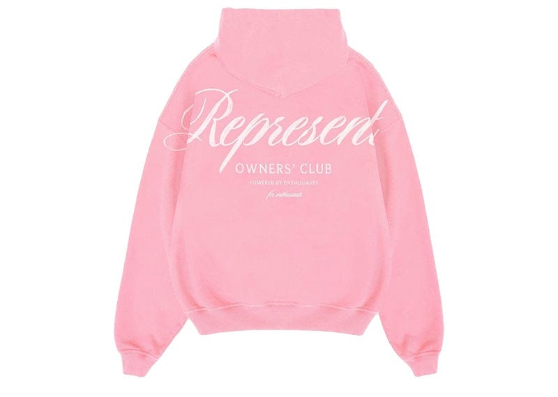 Represent Streetwear Represent Owners Club Script Hoodie Pink