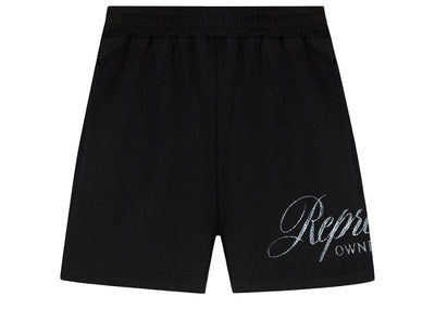 Represent Streetwear Represent Owners Club Script Mesh Shorts Black