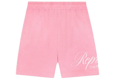 Represent Streetwear Represent Owners Club Script Mesh Shorts Pink