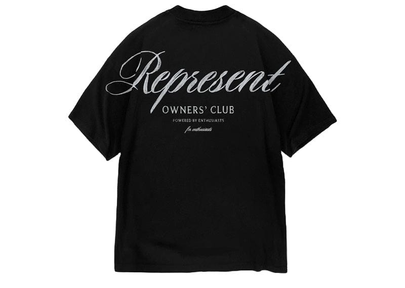 Represent Streetwear Represent Owners Club Script T-Shirt Black