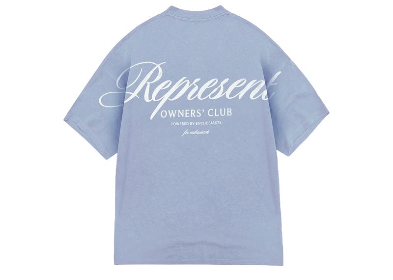 Represent Streetwear Represent Owners Club Script T-Shirt Dusty Blue